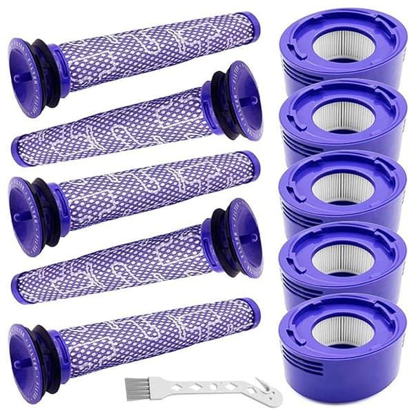 INF Dyson V7 V8 støvsugerfilter erstatningsdeler, 11-delers sett