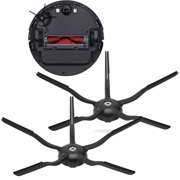INF Sidebørste 2-pak Sort  Xiaomi Roborock S5/S6/T6/E2/E35