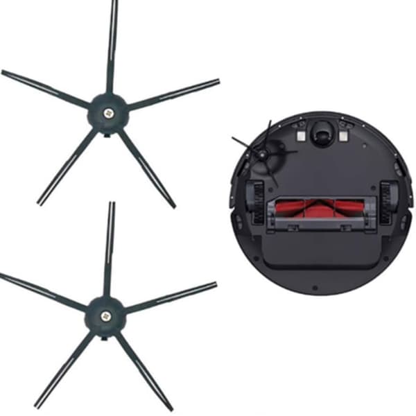 INF Sidebørste 2-pak Sort  Xiaomi Roborock S5/S6/T6/E2/E35