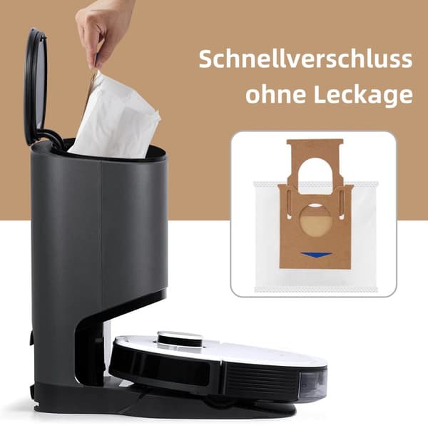 INF Støvsugerposer Ecovacs DEEBOT OZMO T8/T8 AIVI/T8 MAX/N8 Pro/N8 Pro Plus/Yeedi Vac/Yeedi Vac MAX
