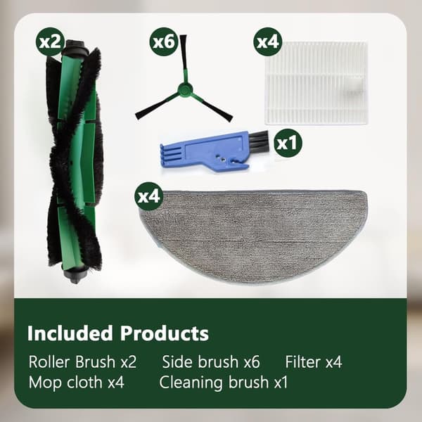 INF Komplett sett reservedeler til iRobot Roomba Combo Essential 0