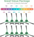 Miniatyrbild 2 av 7: INF iRobot Roomba Combo Essential Ersättningssidoborstar (10-pack) 0
