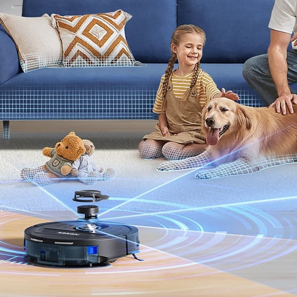 Lubluelu L20 robotdammsugare med 4000 Pa sugkraft och LiDAR-navigering