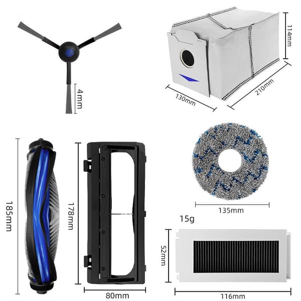 INF Ecovacs Deebot N30 Pro reservedelssett