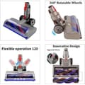 Miniatyrbild 3 av 4: Borste för Dyson V8 V7 V10 V11 dammsugare, tillbehör till dammsugare för Dyson med 1 ersättningsrulle och 4 lysdioder, parkett