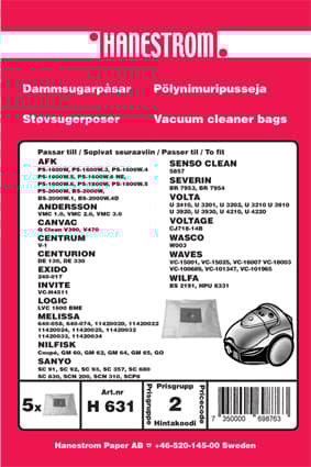 Dammsugarpåsar VOLTA U3210