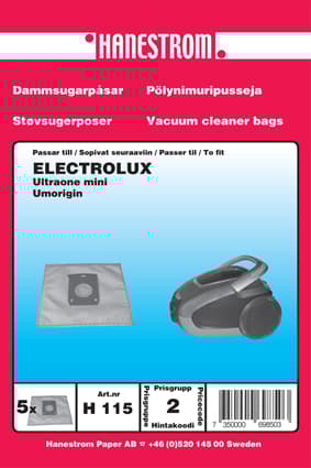 Dammsugarpåsar ELECTROLUX ULTRAONE MINI