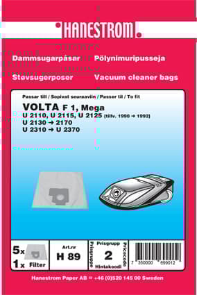 Dammsugarpåsar VOLTA F1, MEGA