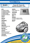 Miniatyrbilde 2 av 2: Vacuum cleaner bags K631