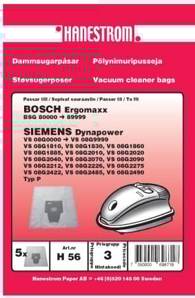 Dammsugarpåsar SIEMENS DYNAPOWER