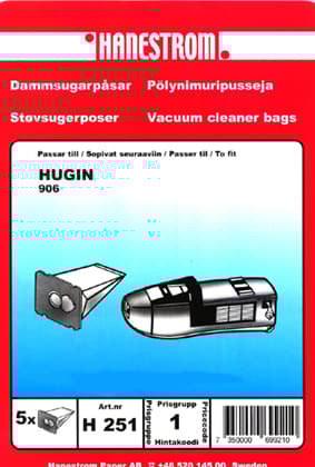 Dammsugarpåsar HUGIN 906