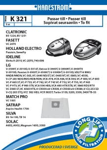 Vacuum cleaner bags K321