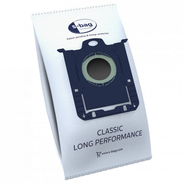 Electrolux E201SM S-Bag Classic Long Performance Mega Pack støvsugerpose, 12 stk.