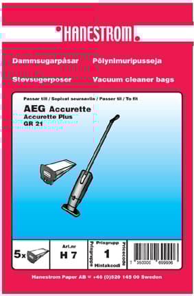 Dammsugarpåsar AEG ACCURETTE
