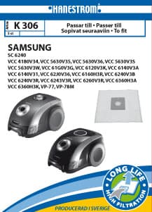 Vacuum cleaner bags K306