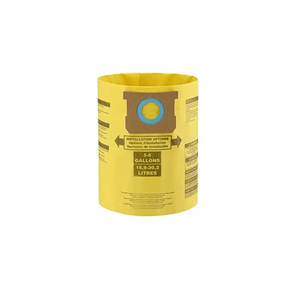 INF 10 stk. støvposer til Shop Vac 5-8 gallon støvsugere - hvid krave