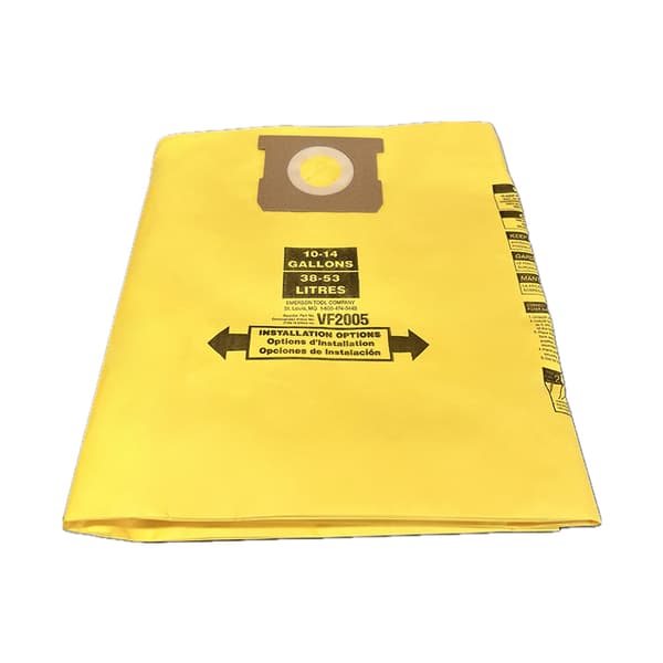 INF 10 stk. støvposer til Shop Vac 10-14 gallon våd/tør støvsugere
