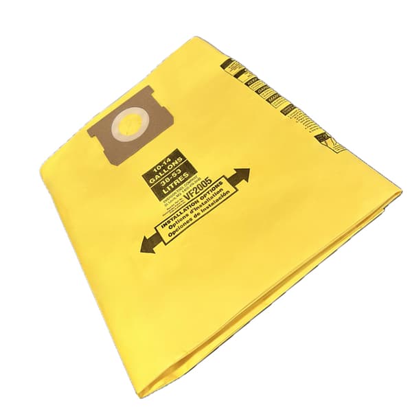 INF 10 stk. støvposer til Shop Vac 10-14 gallon våd/tør støvsugere