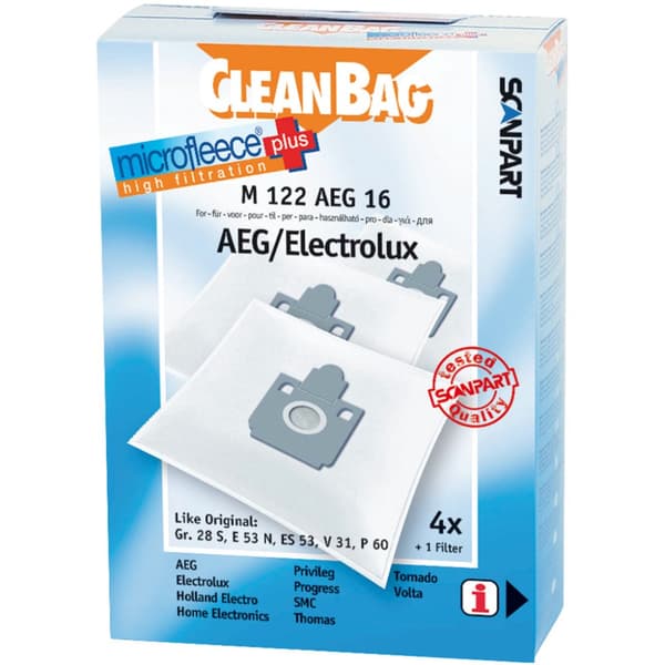 Scanpart M122aeg16 Microflee Dust Bag AEG Gr.28 Micro And