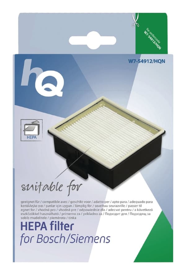 Hq W7-54912-HQN Aktivt Hepa filter Bosch/siemens