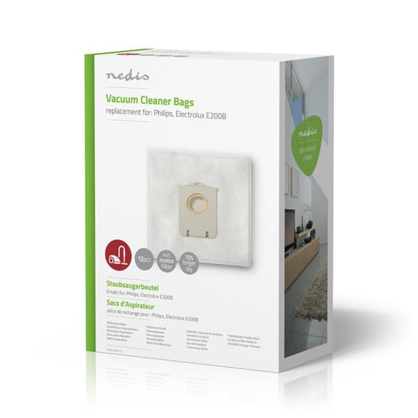 Nedis DUBG220AEP12 Dammsugarpåse Philips, Electrolux E200b