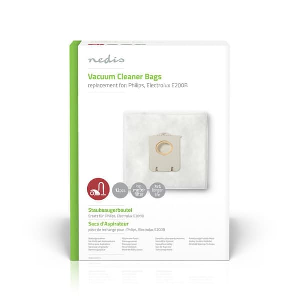 Nedis DUBG220AEP12 Dammsugarpåse Philips, Electrolux E200b