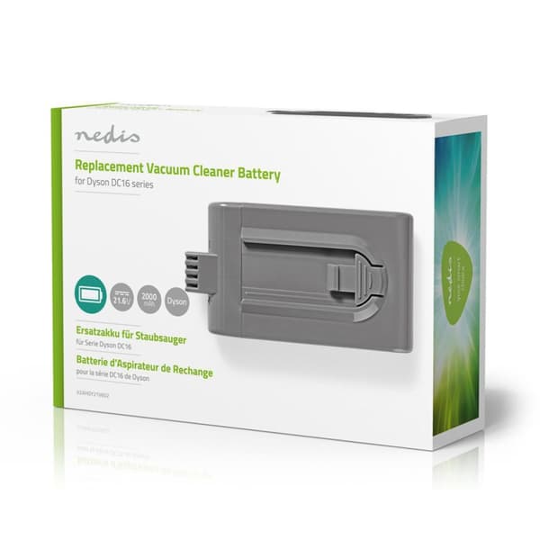 Nedis V2AHDY21V602 Støvsugerbatteri Li-ion 21,6V 2Ah 43,2Wh Erstatning til Dyson Dc16-serien