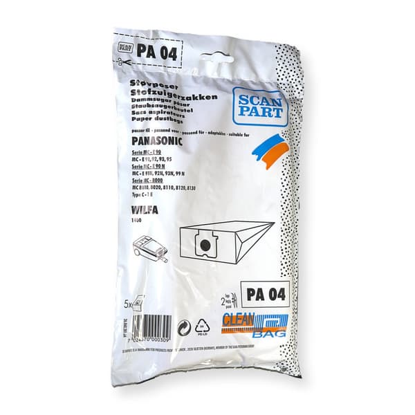 Scanpart PA04 Dammpåse Panasonic 5 st
