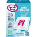 Miniatyrbild 1 av 5: Handy bag® PH86/PH96® dammsugarpåsar - Philips, Electrolux, AEG, Tornado - 4 påsar + 1 luftutloppsfilter för att skära