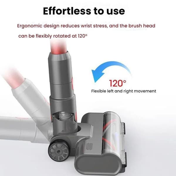 Gulvmunnstykke med LED for Dyson V7 / V8 / V10 / V11 / V15
