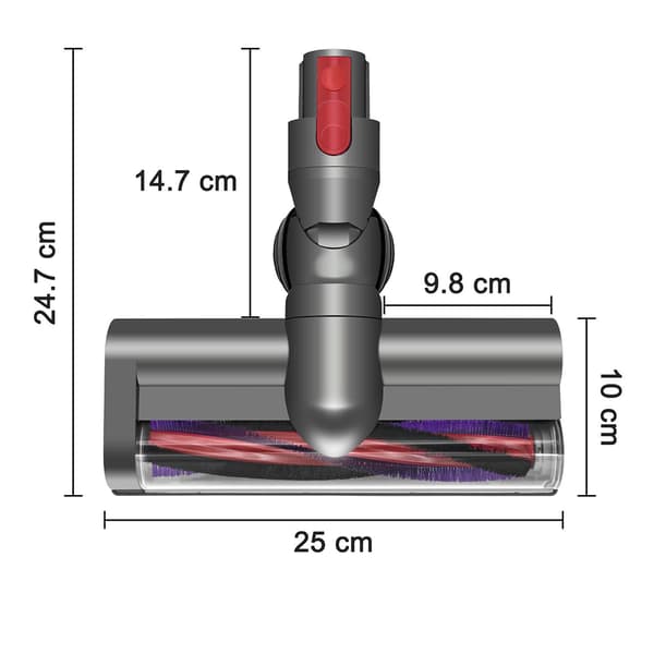 Gulvmunnstykke med direkte drivverk for Dyson V7 / V8 / V10 / V11 / V15