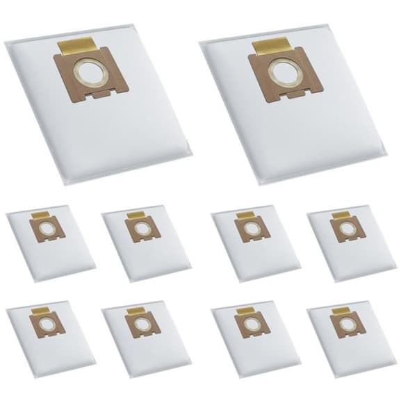 Säck för dammsugare - Hoover - Teliox Extra - 10-pack - Kompatibel H81 - Vit