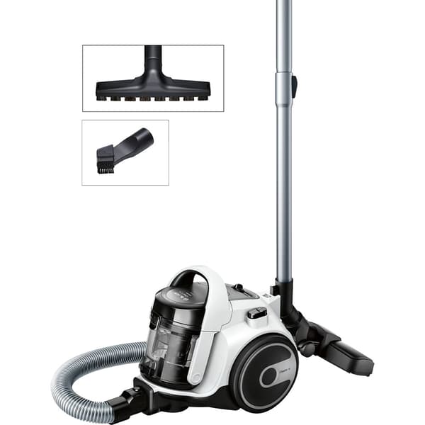 Bosch Serie 2 poseløs støvsuger BGS05A222 - 700 W - 1,5 L Sort, Hvid