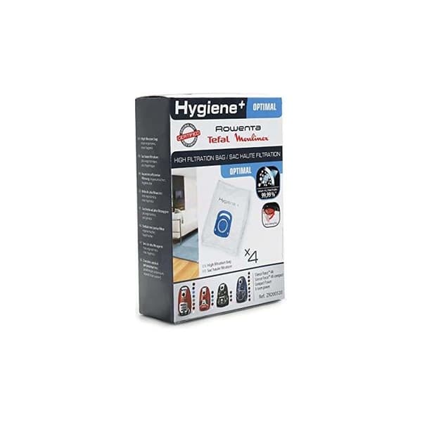 Box med 4 hygienpåsar + Silence Force för Rowenta ZR200520 dammsugare - Dammsugartillbehör