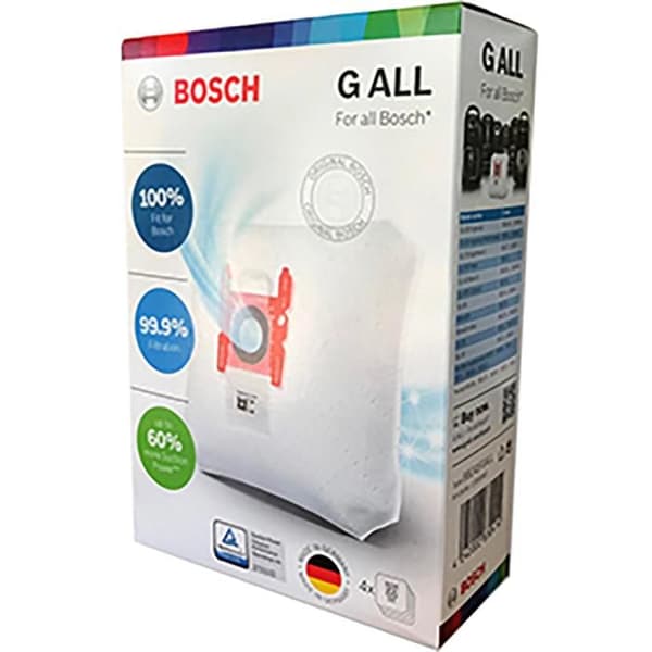 DAMSSUGARDELAR BOSCH SMÅ APPARATER 00467342 PÅSE MED BOSCH DAMMSUGARVÄSAR