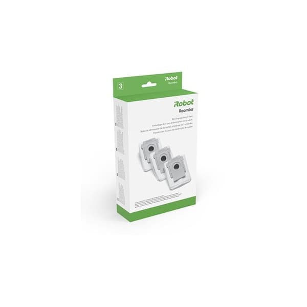 Dammsugarpåsar - iRobot - Roomba i7+ - Paket med 3 - Kompatibla med Rengöringsstation i7+ - Automatisk borttagning