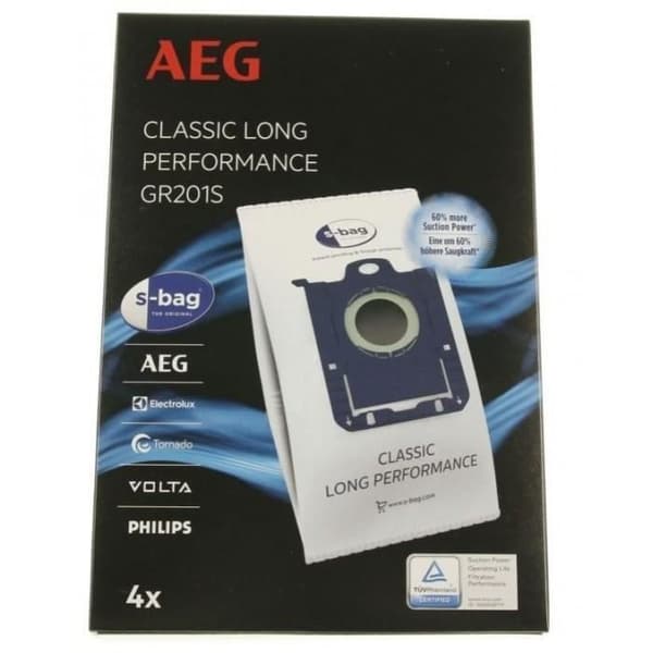 Dammsugarpåsar Electrolux 9001684746 - Set om 4 - Typ: Dammsugarpåse - Kön: Blandat