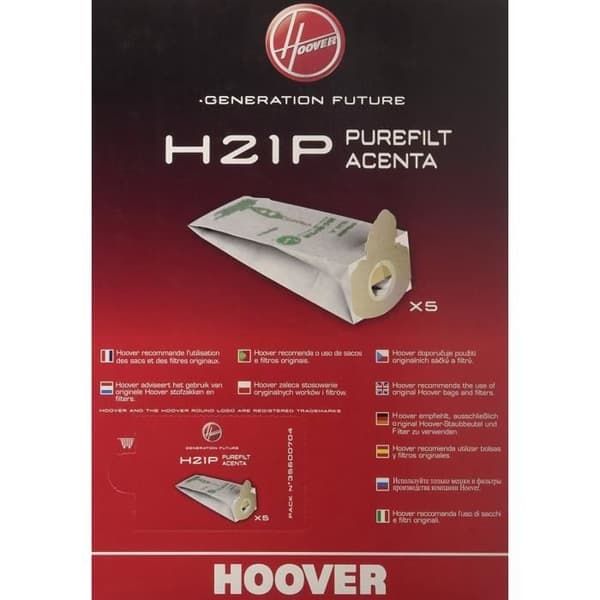Set med 5 H21 dammsugarpåsar - HOOVER - NF9818262