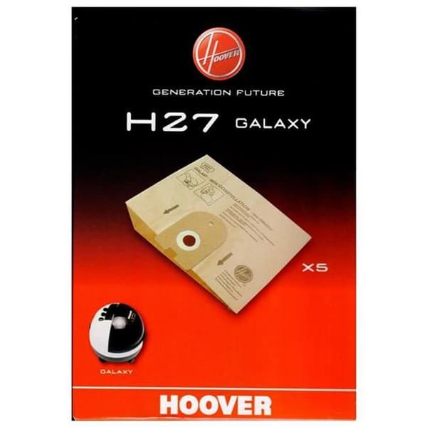 Box med 5 påsar H27 GALAXY (36091-44472) - Dammsugare - HOOVER (339)