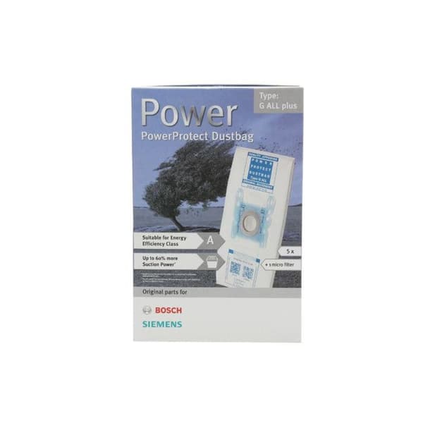 Säckar för Dammsugare - BOSCH - G-all - Förpackning med 4 - Kompatibel med BSGL5PRO5 - 00577549