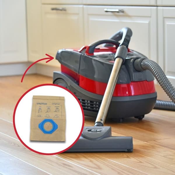 kit med 5 dammsugarpåsar GM80P 6,5L nilfisk 81620000