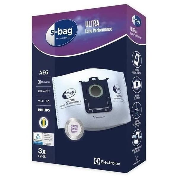 Electrolux S-BAG ULTRA E210S dammsugarpåse 3 PÅSAR