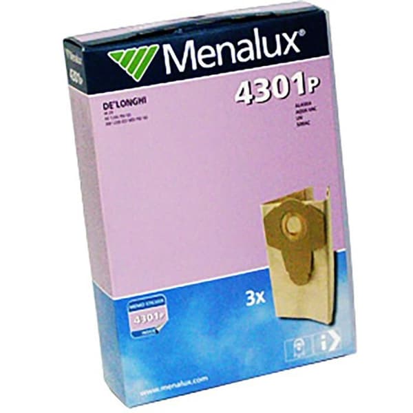 DELTAGARE STÖVSUGARE LITET HUSHÅLLSAPPARAT 45120271 PÅSE MED STÖVSUGARPÅSAR 20 L X3