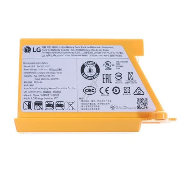 Batteri uppladdningsbart AGM30061001/EAC62218205 för dammsugare LG