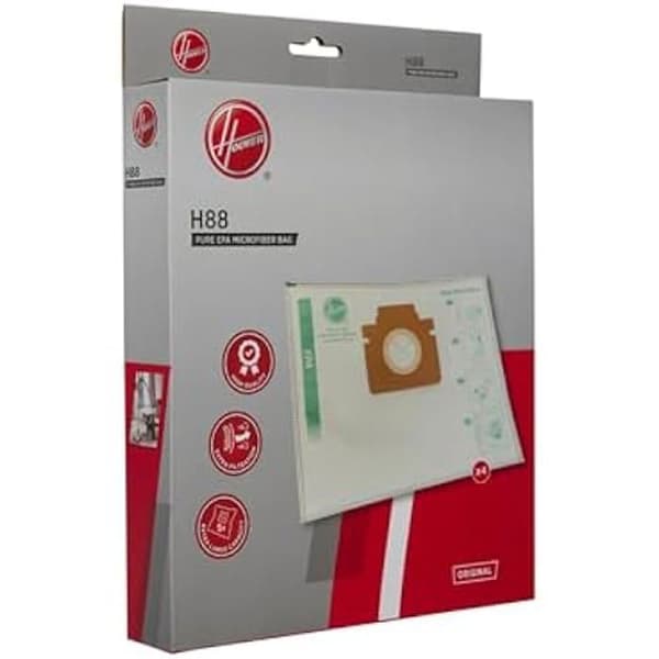 Säckar XL för Dammsugare - HOOVER - H88 - Mikrofiber - Pure EPA - Anti-Lukt