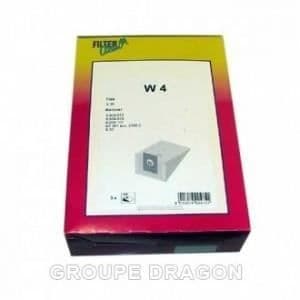W4 ASPI PAPER X3 BAG för dammsugare - NT361ECO