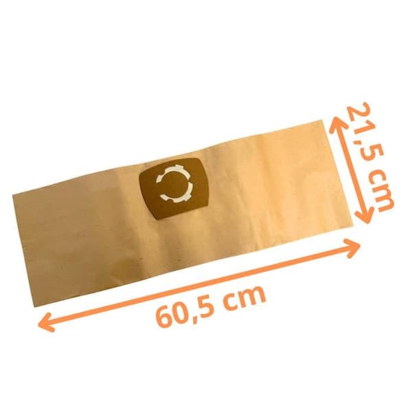 Dammsugarsäck - Parkside - PWD 12 A1 - 10-pack - Kompatibel - Dammsamling