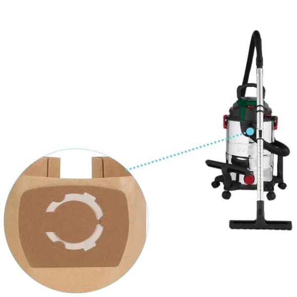 Säckdammsugare - Deltafox - DC-WDE 1420-S P - 10-pack - Kompatibel - Blandad