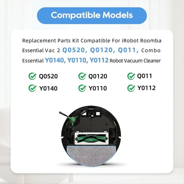 INF iRobot Roomba Vac2 Q0520 -vaihtosarja – Paranna siivousta