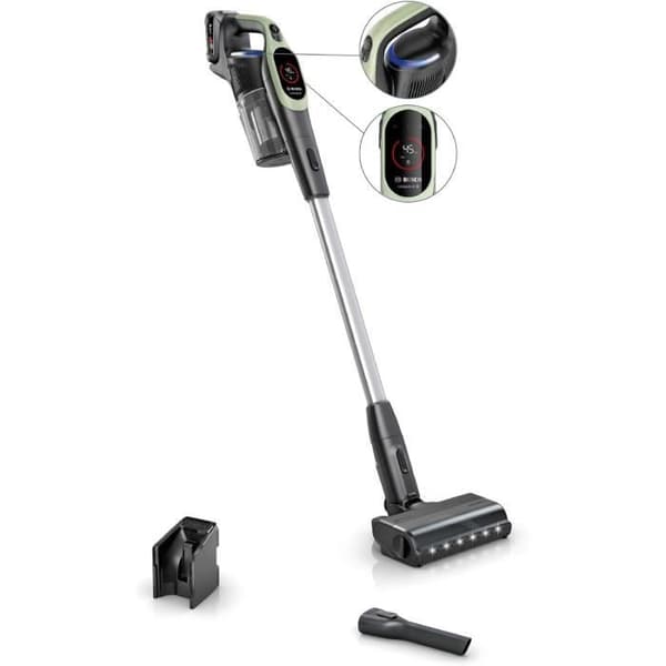 Trådlös golvstaubsauger Bosch Unlimited 9 Batteri 3.0 Ah MicroClean-teknologi lätt att tömma dammbin LED-belysning